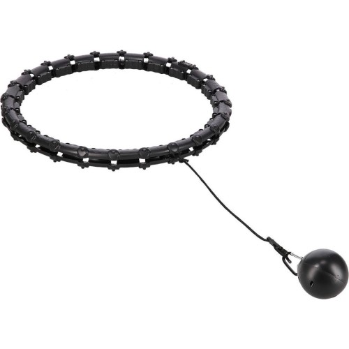 HHW02 HULA HOP CZARNY Z OBCIĄŻNIKIEM HMS