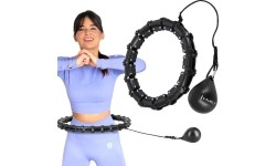 HHW02 HULA HOP CZARNY Z OBCIĄŻNIKIEM HMS