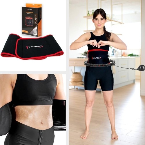 HHW02 HULA HOP CZARNY Z OBCIĄŻNIKIEM HMS