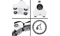 HHW06 HULA HOOP CZARNY Z OBCIĄŻNIKIEM + LICZNIK HMS