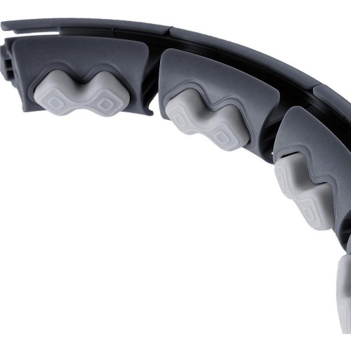 HHW06 HULA HOOP CZARNY Z OBCIĄŻNIKIEM + LICZNIK HMS