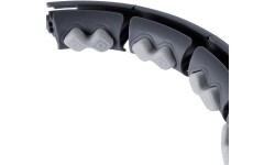 HHW06 HULA HOOP CZARNY Z OBCIĄŻNIKIEM + LICZNIK HMS