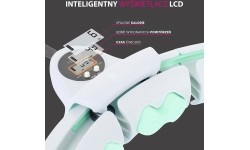 HHW06 ZIELONE HULA HOOP Z OBCIĄŻNIKIEM + LICZNIK HMS