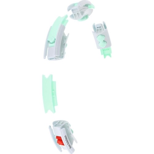 HHW06 ZIELONE HULA HOOP Z OBCIĄŻNIKIEM + LICZNIK HMS