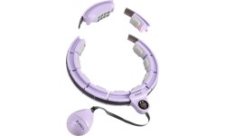 HHM13 HULA HOOP FIOLETOWY MAGNETYCZNY Z OBCIĄŻNIKIEM + LICZNIK HMS