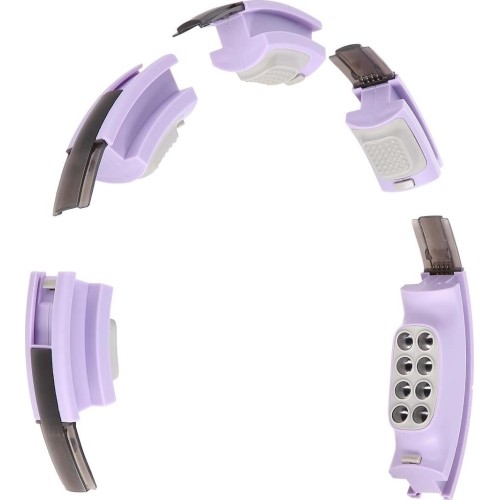 HHM13 HULA HOOP FIOLETOWY MAGNETYCZNY Z OBCIĄŻNIKIEM + LICZNIK HMS