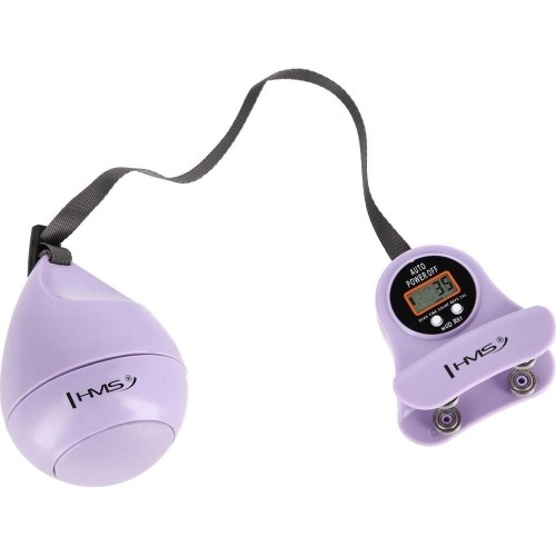 HHM13 HULA HOOP FIOLETOWY MAGNETYCZNY Z OBCIĄŻNIKIEM + LICZNIK HMS