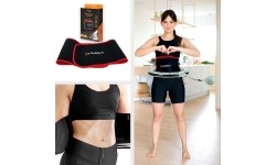 HHM13 HULA HOOP ZIELONY MAGNETYCZNY Z OBCIĄŻNIKIEM + LICZNIK HMS