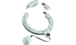 Magnetyczne hula-hoop z obciążnikiem i licznikiem HMS HHM13, zielone