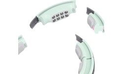 HHM13 HULA HOOP ZIELONY MAGNETYCZNY Z OBCIĄŻNIKIEM + LICZNIK HMS