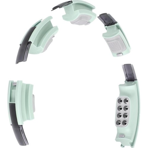 HHM13 HULA HOOP ZIELONY MAGNETYCZNY Z OBCIĄŻNIKIEM + LICZNIK HMS