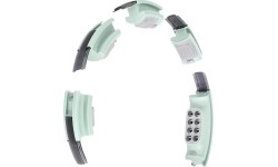 HHM13 HULA HOOP ZIELONY MAGNETYCZNY Z OBCIĄŻNIKIEM + LICZNIK HMS