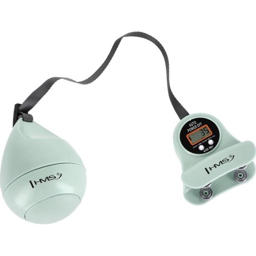 HHM13 HULA HOOP ZIELONY MAGNETYCZNY Z OBCIĄŻNIKIEM + LICZNIK HMS