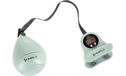 HHM13 HULA HOOP ZIELONY MAGNETYCZNY Z OBCIĄŻNIKIEM + LICZNIK HMS