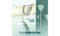 HHM14 HULA HOOP ZIELONY MAGNETYCZNY Z OBCIĄŻNIKIEM + LICZNIK HMS