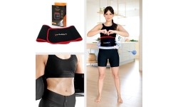 HHM15 HULA HOOP NIEBIESKI MAGNETYCZNY Z OBCIĄŻNIKIEM + LICZNIK HMS