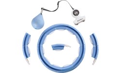 HHM15 HULA HOOP NIEBIESKI MAGNETYCZNY Z OBCIĄŻNIKIEM + LICZNIK HMS