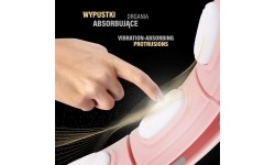 HHM15 HULA HOOP RÓŻOWY MAGNETYCZNY Z OBCIĄŻNIKIEM + LICZNIK HMS