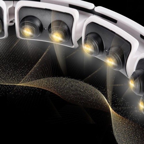 HHM16 HULA HOOP BIAŁY MAGNETYCZNY Z OBCIĄŻNIKIEM + LICZNIK HMS