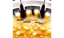 HHM16 HULA HOOP BIAŁY MAGNETYCZNY Z OBCIĄŻNIKIEM + LICZNIK HMS