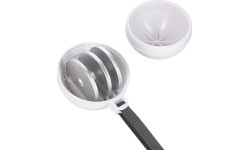 HHM16 HULA HOOP BIAŁY MAGNETYCZNY Z OBCIĄŻNIKIEM + LICZNIK HMS