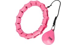 OHA02 HULA HOP RÓŻOWY Z OBCIĄŻENIEM ONE FITNESS