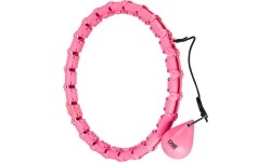 OHA02 HULA HOP RÓŻOWY Z OBCIĄŻENIEM ONE FITNESS