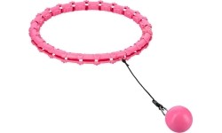 OHA02 HULA HOP RÓŻOWY Z OBCIĄŻENIEM ONE FITNESS