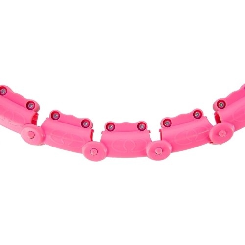 OHA02 HULA HOP RÓŻOWY Z OBCIĄŻENIEM ONE FITNESS