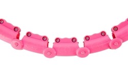 OHA02 HULA HOP RÓŻOWY Z OBCIĄŻENIEM ONE FITNESS