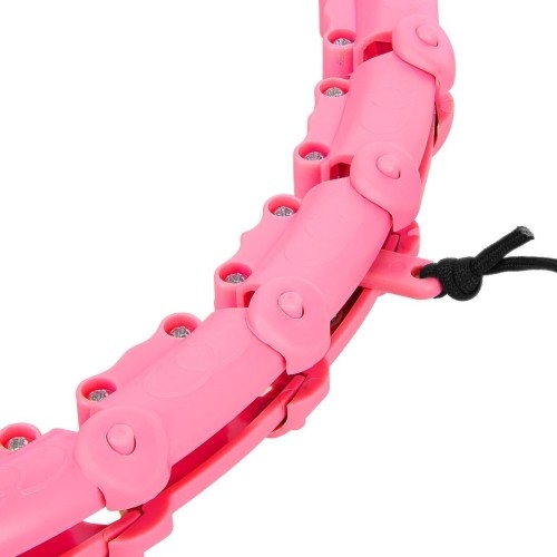 OHA02 HULA HOP RÓŻOWY Z OBCIĄŻENIEM ONE FITNESS