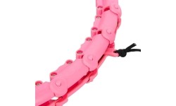 OHA02 HULA HOP RÓŻOWY Z OBCIĄŻENIEM ONE FITNESS