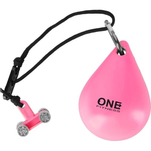 OHA02 HULA HOP RÓŻOWY Z OBCIĄŻENIEM ONE FITNESS