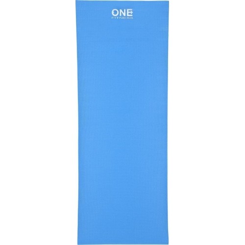 Treningowa mata do ćwiczeń jogi One Fitness YM01, Niebieska