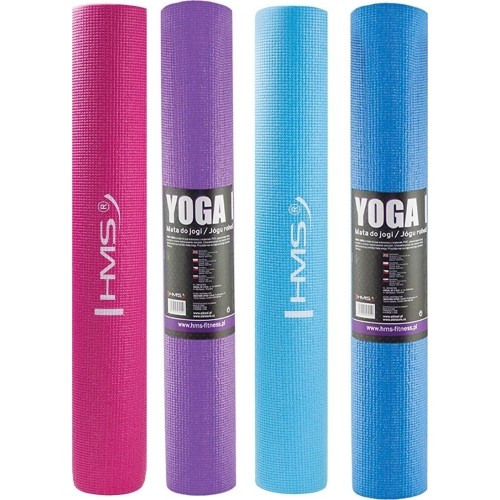 Treningowa mata do ćwiczeń jogi One Fitness YM01, Niebieska