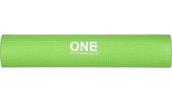 Treningowa mata do ćwiczeń jogi One Fitness YM02, Zielona