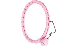 HHW11 PLUS SIZE HULA HOOP LIGHT PINK WITH WEIGHT HMS