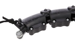 HHW11 PLUS SIZE HULA HOOP CZARNY Z OBCIĄŻENIEM HMS