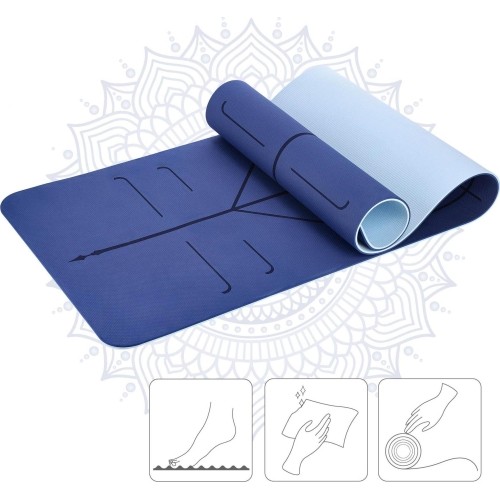 YM10 MATA DO JOGI TPE CIEMNONIEBIESKA HMS