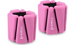 SNK01 RÓŻOWE SILIKONOWE OBCIĄŻNIKI DO ĆWICZEŃ NA KOSTKI I NADGARSTKI