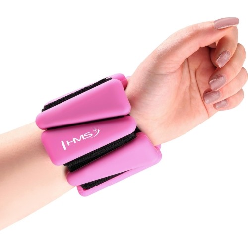 SNK01 RÓŻOWE SILIKONOWE OBCIĄŻNIKI DO ĆWICZEŃ NA KOSTKI I NADGARSTKI