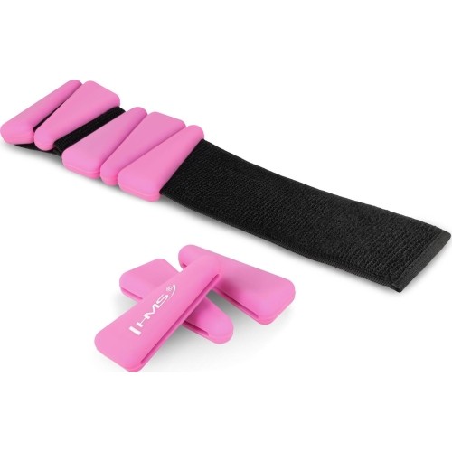 SNK01 RÓŻOWE SILIKONOWE OBCIĄŻNIKI DO ĆWICZEŃ NA KOSTKI I NADGARSTKI