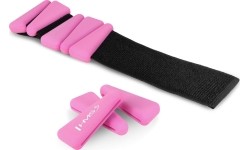 SNK01 RÓŻOWE SILIKONOWE OBCIĄŻNIKI DO ĆWICZEŃ NA KOSTKI I NADGARSTKI