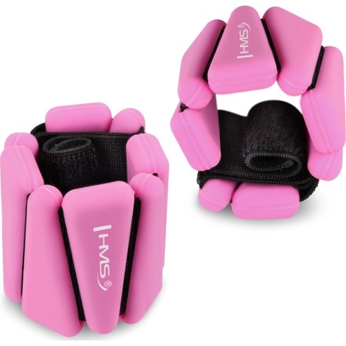 SNK01 RÓŻOWE SILIKONOWE OBCIĄŻNIKI DO ĆWICZEŃ NA KOSTKI I NADGARSTKI