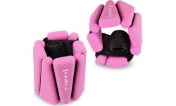 SNK01 RÓŻOWE SILIKONOWE OBCIĄŻNIKI DO ĆWICZEŃ NA KOSTKI I NADGARSTKI