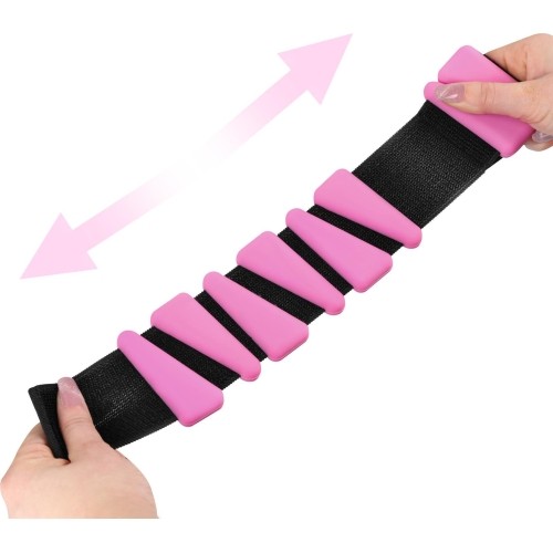 SNK01 RÓŻOWE SILIKONOWE OBCIĄŻNIKI DO ĆWICZEŃ NA KOSTKI I NADGARSTKI