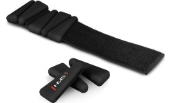 SNK01 CZARNE SILIKONOWE OBCIĄŻNIKI DO ĆWICZEŃ NA KOSTKI I NADGARSTKI