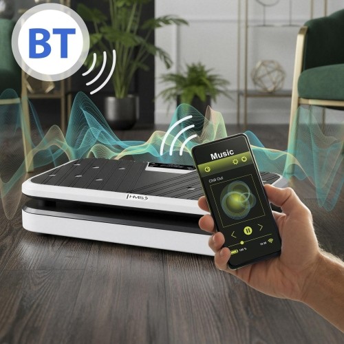 VIBRATION PLATFORM WITH PUSH-UP BARS AND RESISTANCE BANDS SVP09 HMS