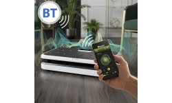 VIBRATION PLATFORM WITH PUSH-UP BARS AND RESISTANCE BANDS SVP09 HMS