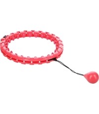 FH01 CZERWONE HULA-HOOP Z OBCIĄŻNIKIEM